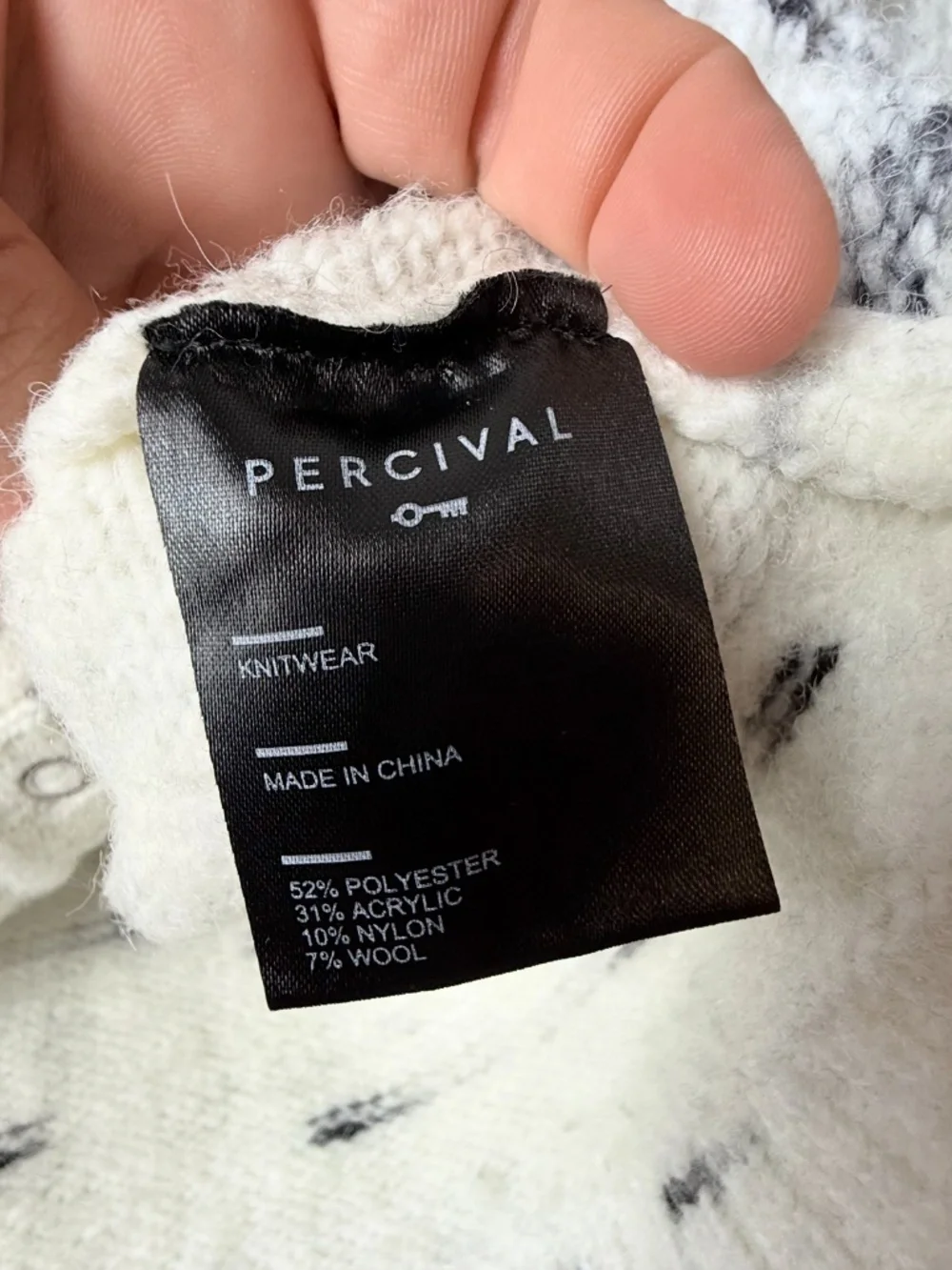Percival collared cream