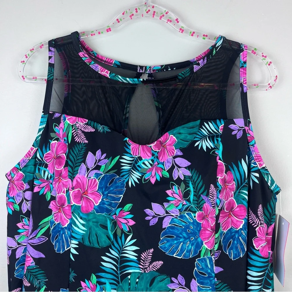 N/A hem pink mesh