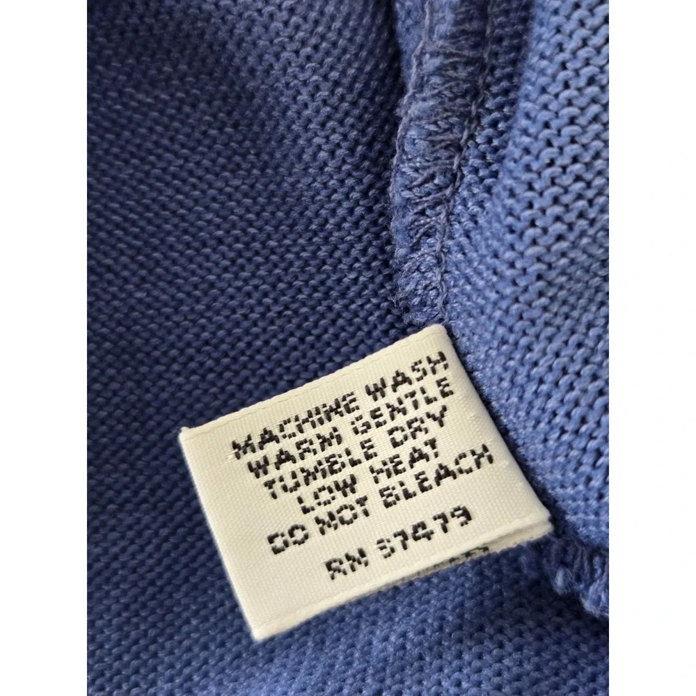 Vintage St.Croix Knits Polo Sweater Shirt Geometric Mens Large Made In USA‎