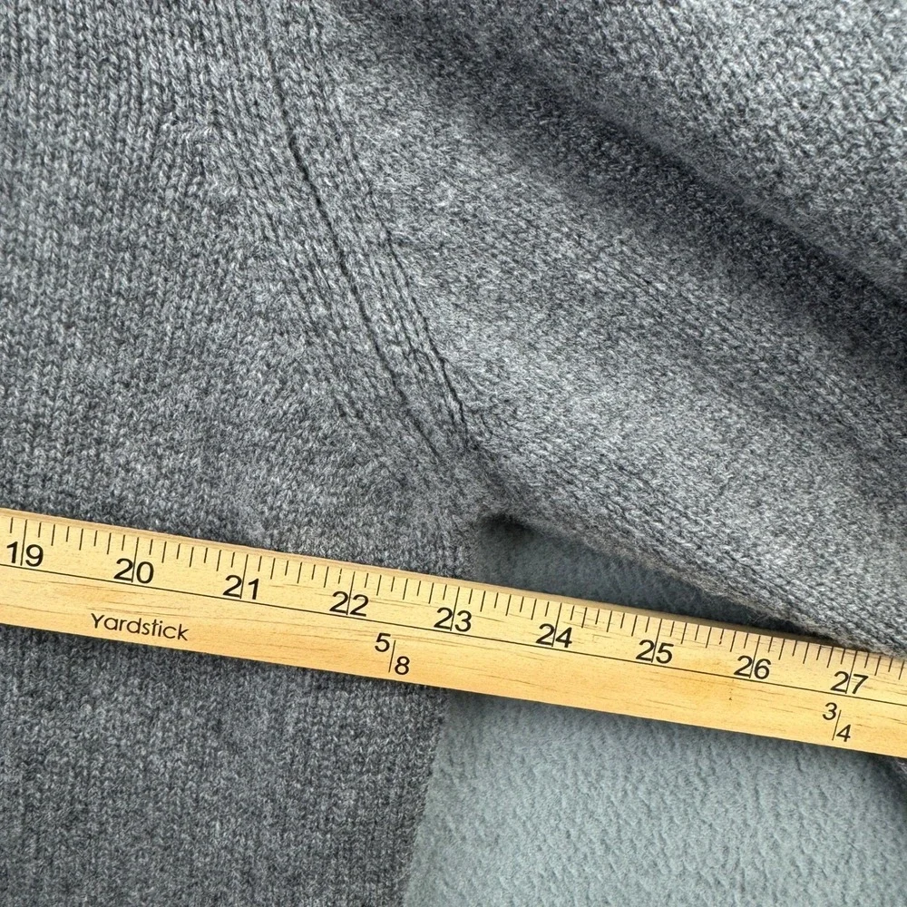 Private White VC Mens 100% Cashmere Turtleneck Sweater Gray Scotland Size 5