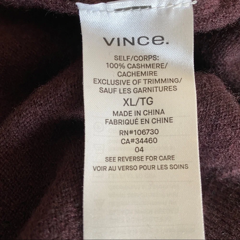 Vince 100% cashmere