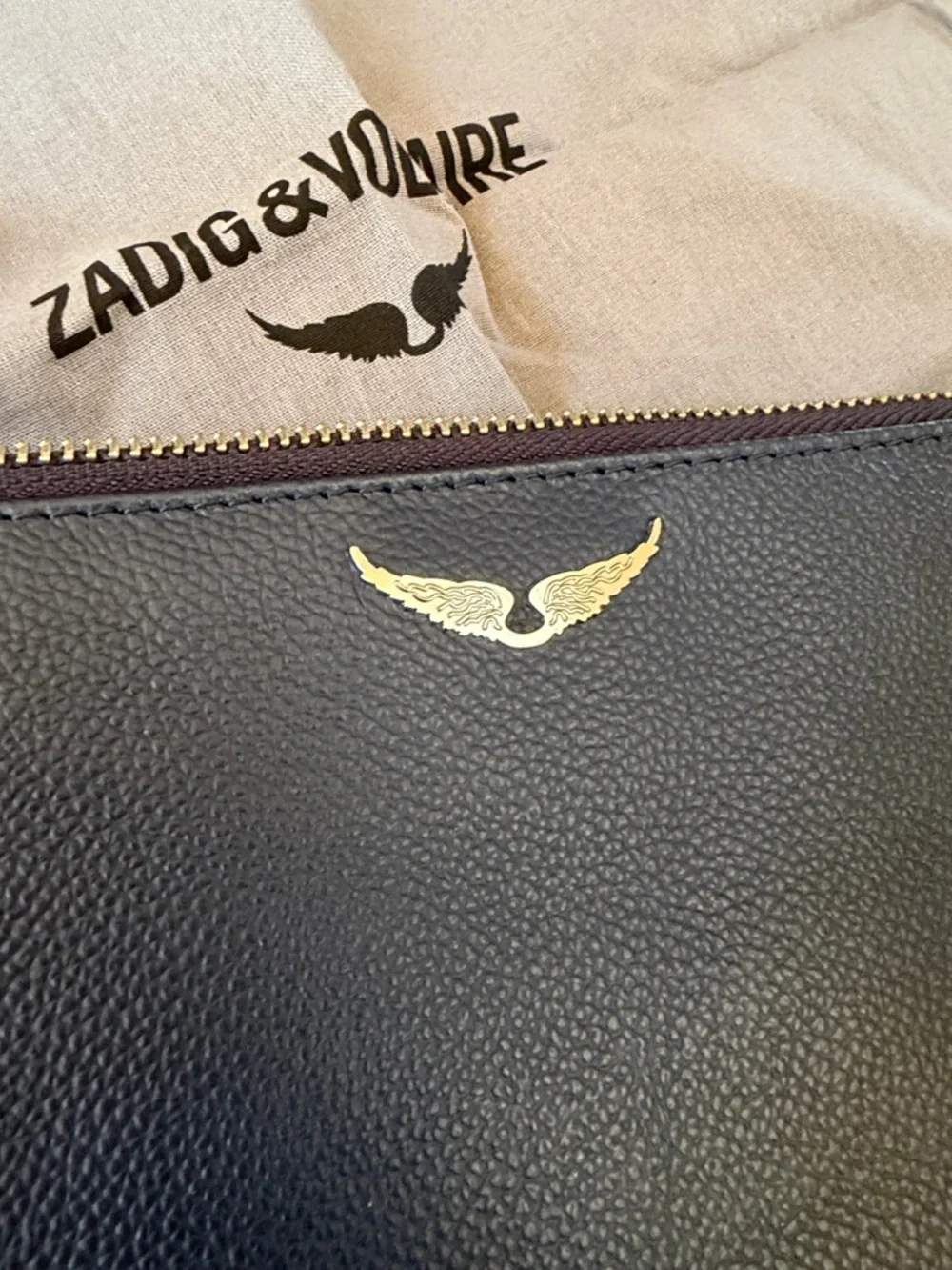 Zadig & Voltaire sleek pebbled