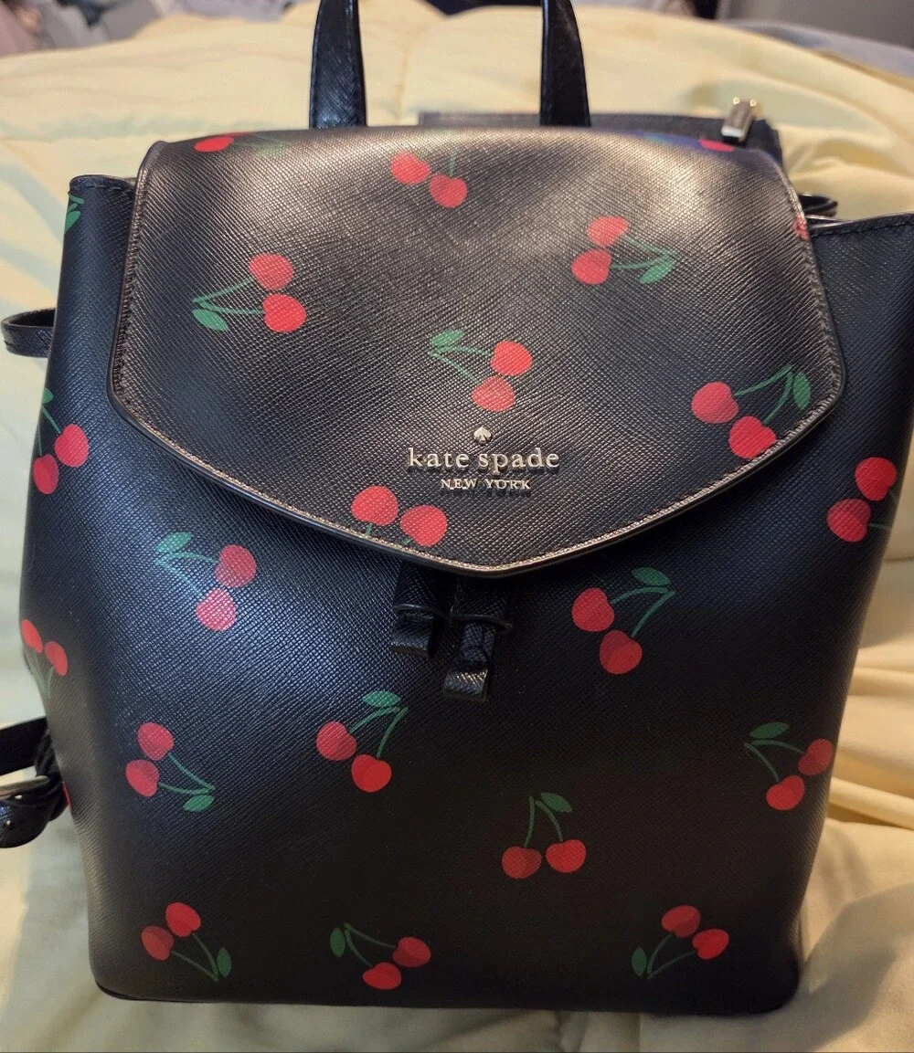 Kate Spade Cherrie Backpack Purse And Cherrie Wallet
