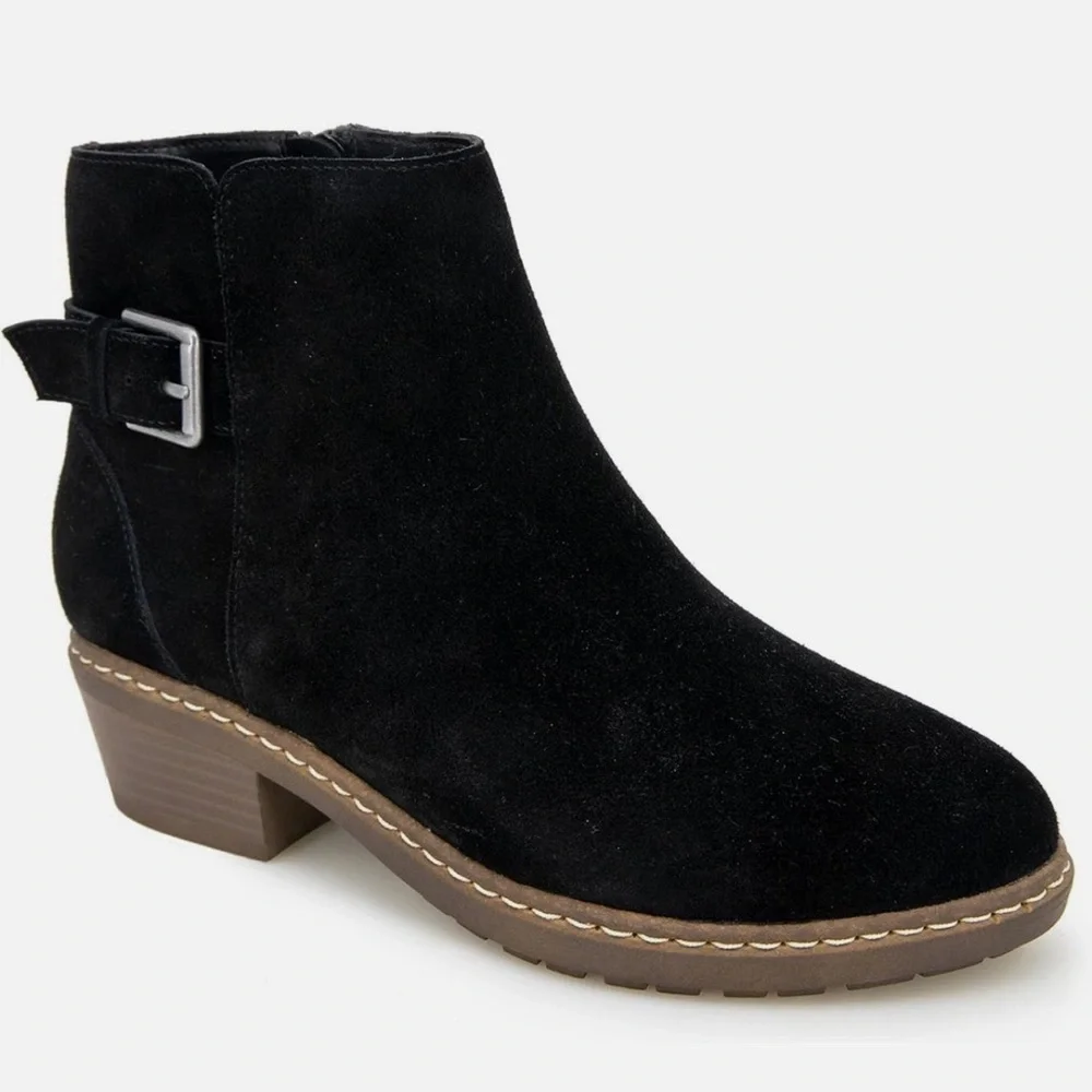 KENSIE Women's Glam Fashion Ankle Booties Black Size 7 NEW