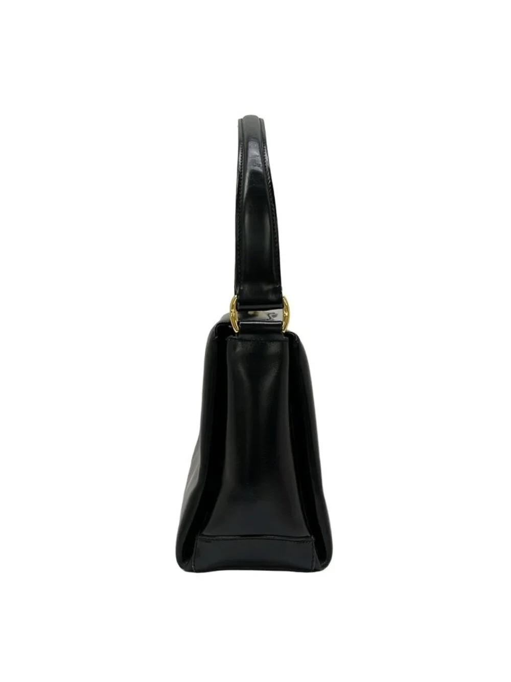 Gucci Handbag Vintage Black Leather