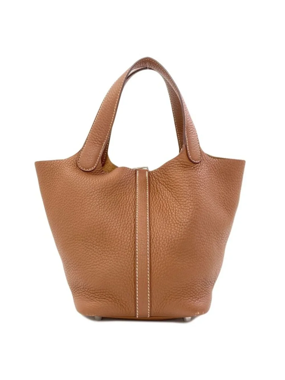 Hermes Picotin Lock PM Silver Handbag