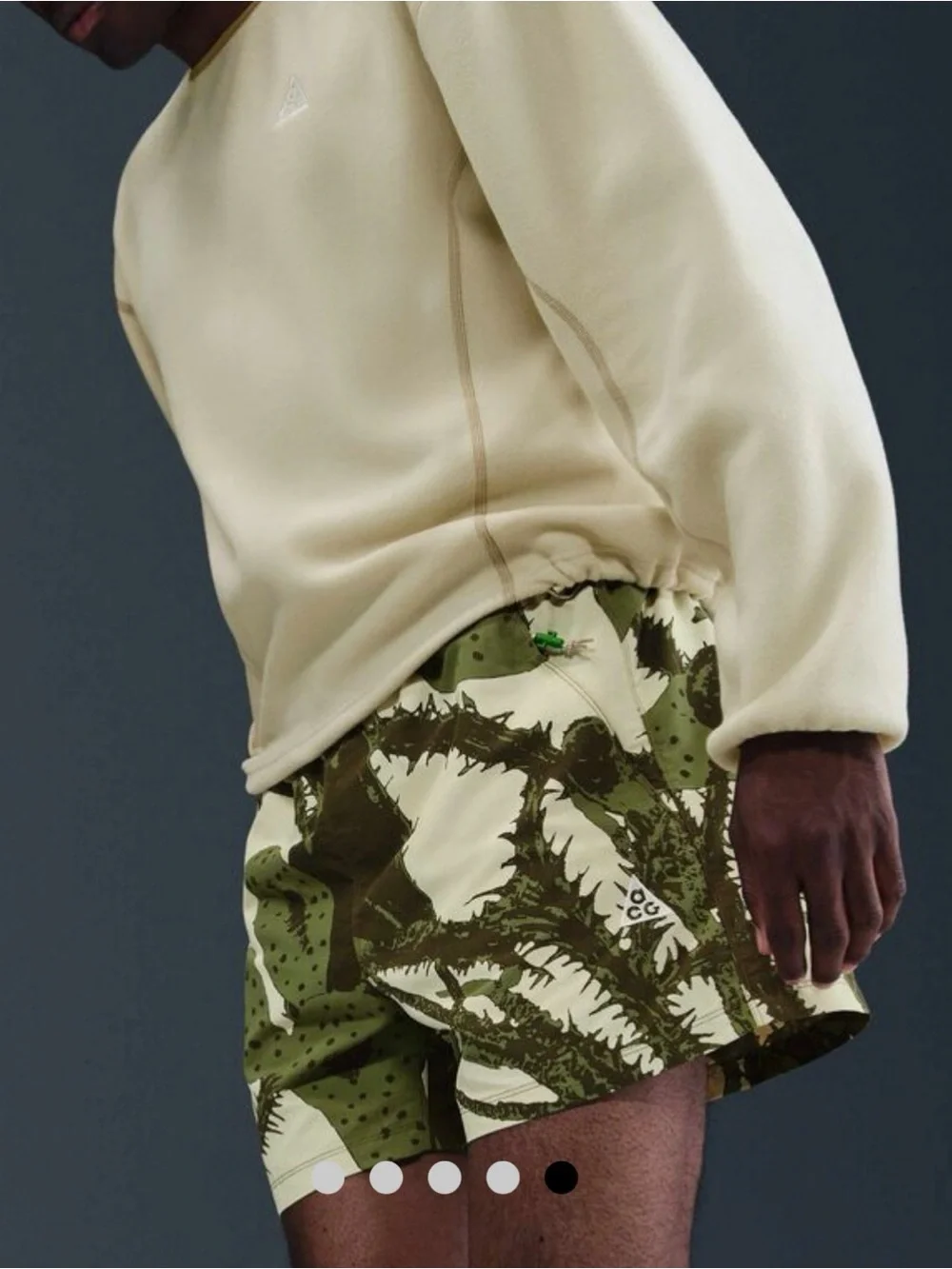 Nike ACG Men's Camo Olive Print Shorts