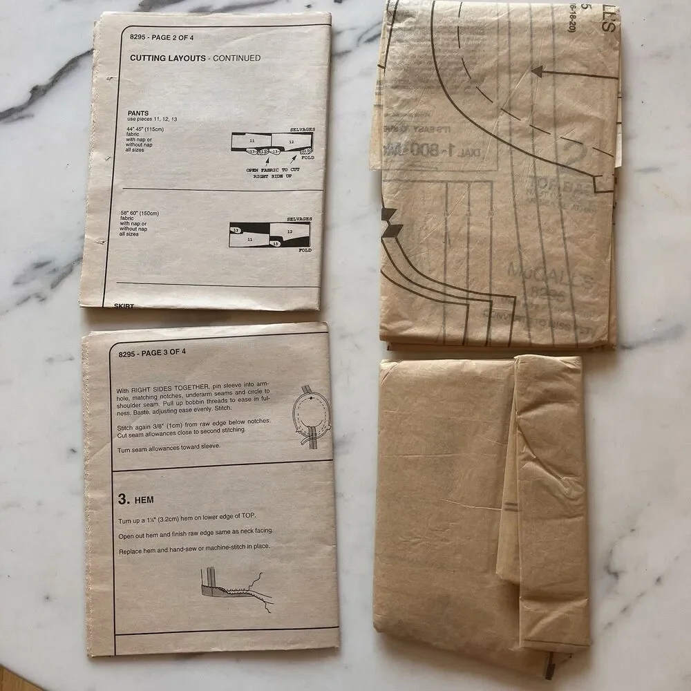 McCalls vintage mccalls