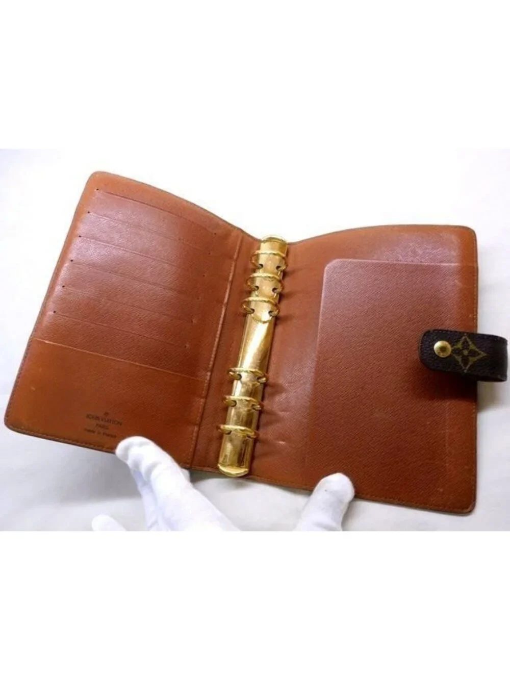 Louis Vuitton Agenda MM Notebook Cover Monogram Brown