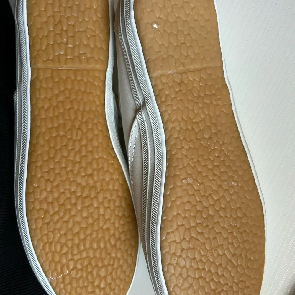 Esprit Leather White‎ Lace Up “Emily” Size 6 Tennis Sneakers NWOT Vintage