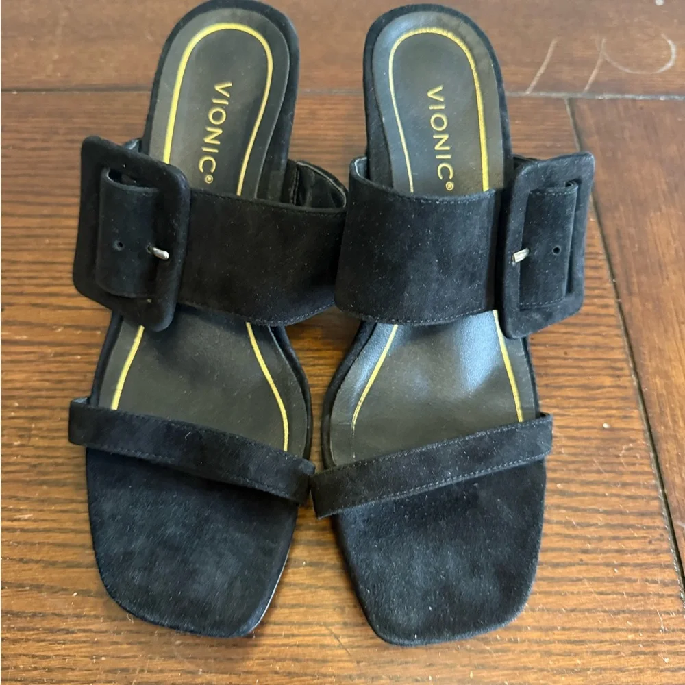 Vionic suede leather