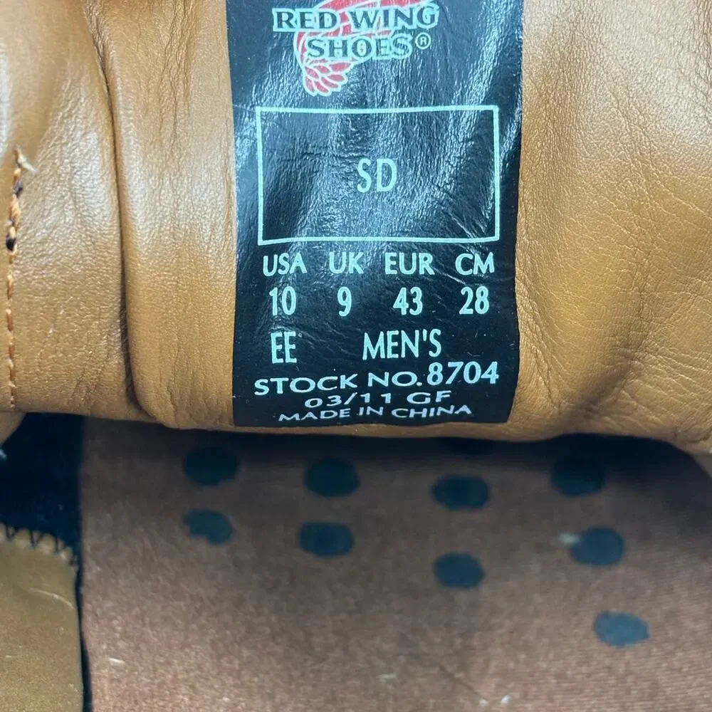 Red Wing Shoes leather oxfords