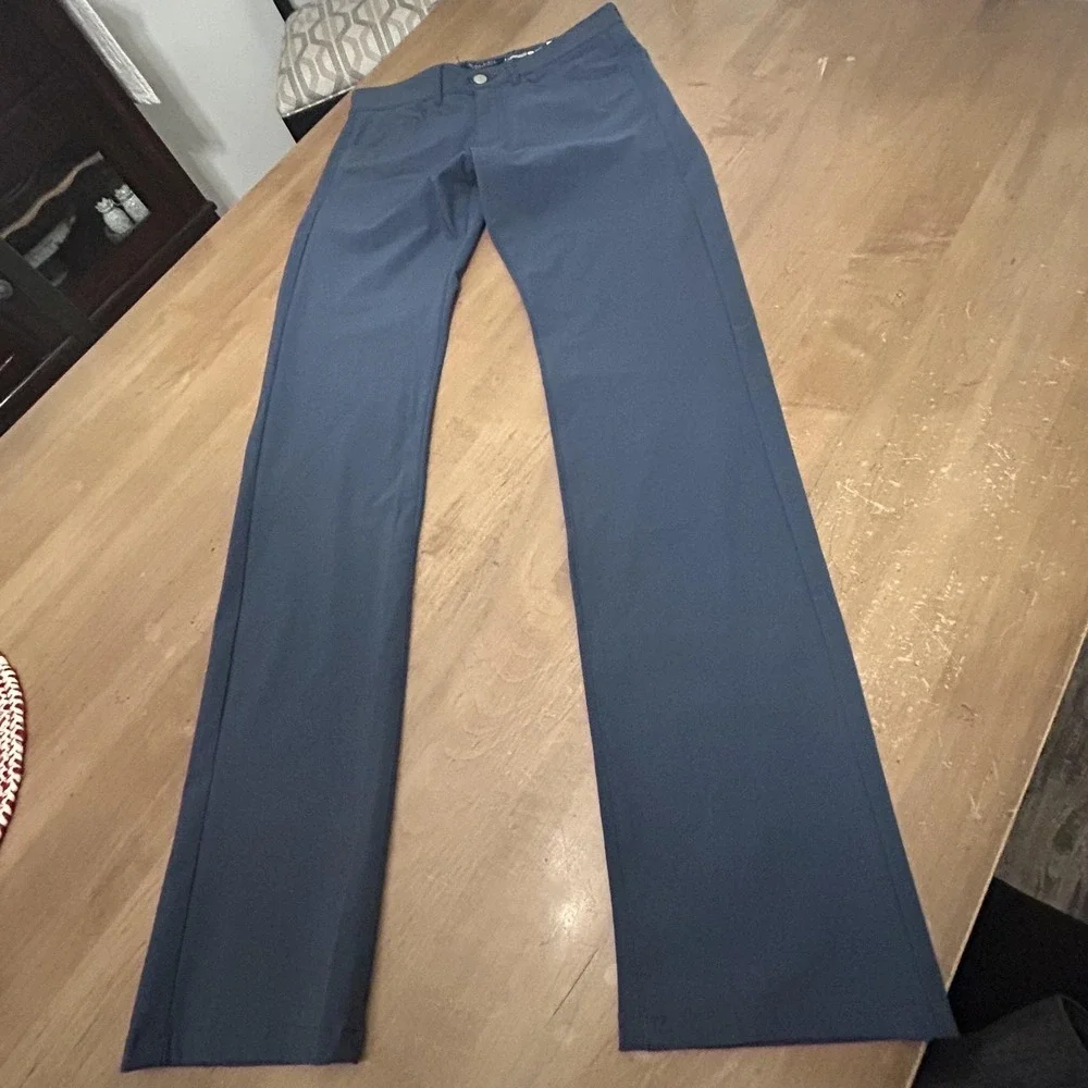 Ballin Pants Mens 30x34 Navy Techno Ultimate Stretch Travel Chino GOLF Quick Dry