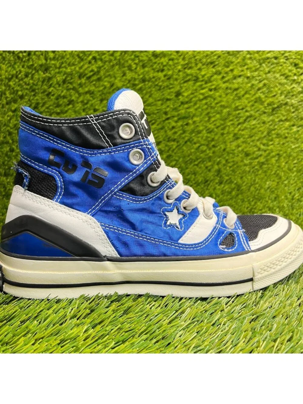 Converse Chuck 70 E260 High Womens Size 7.5‎ Blue Athletic Skate Shoes Sneakers