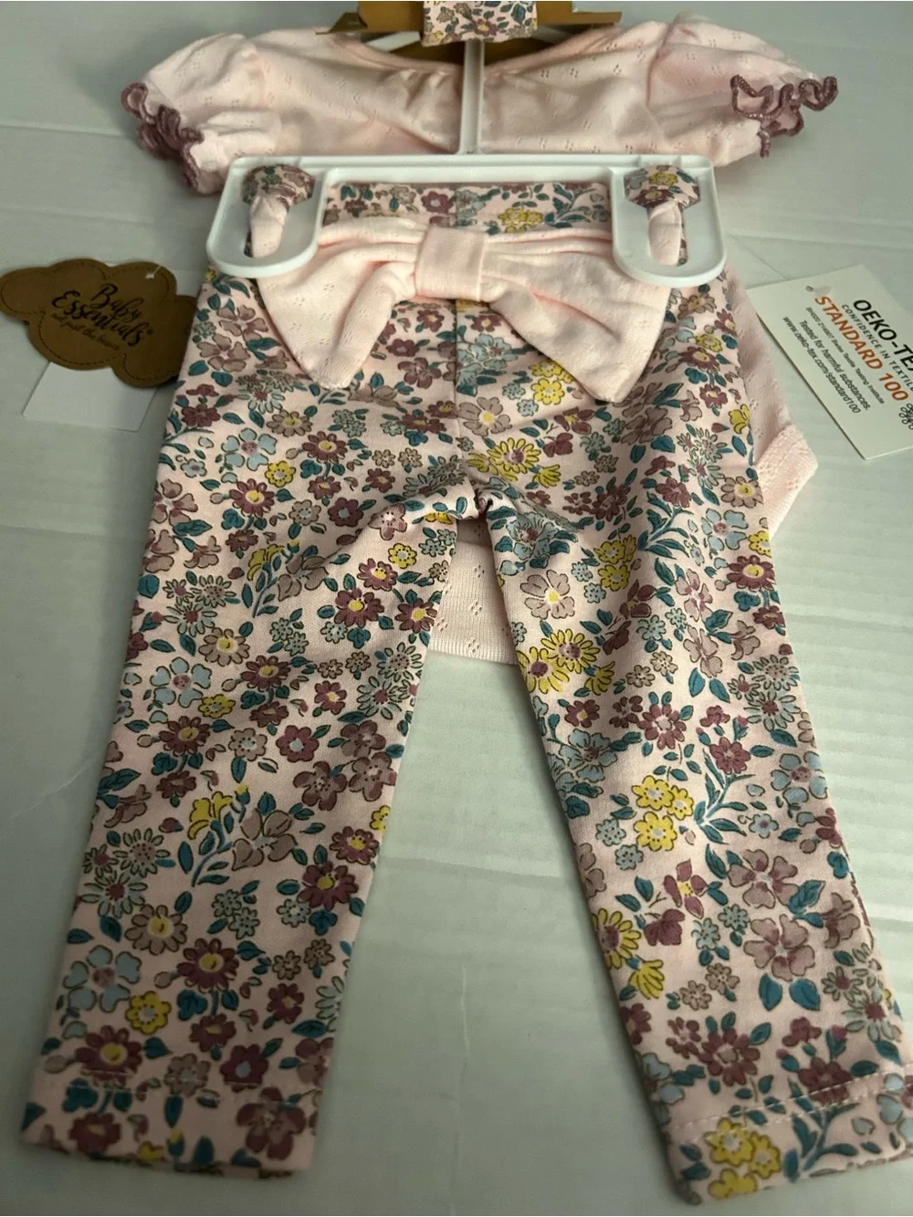 NWT Baby Essentials two soft, coordinated 4-piece sets. 3M perfect gift sets.
