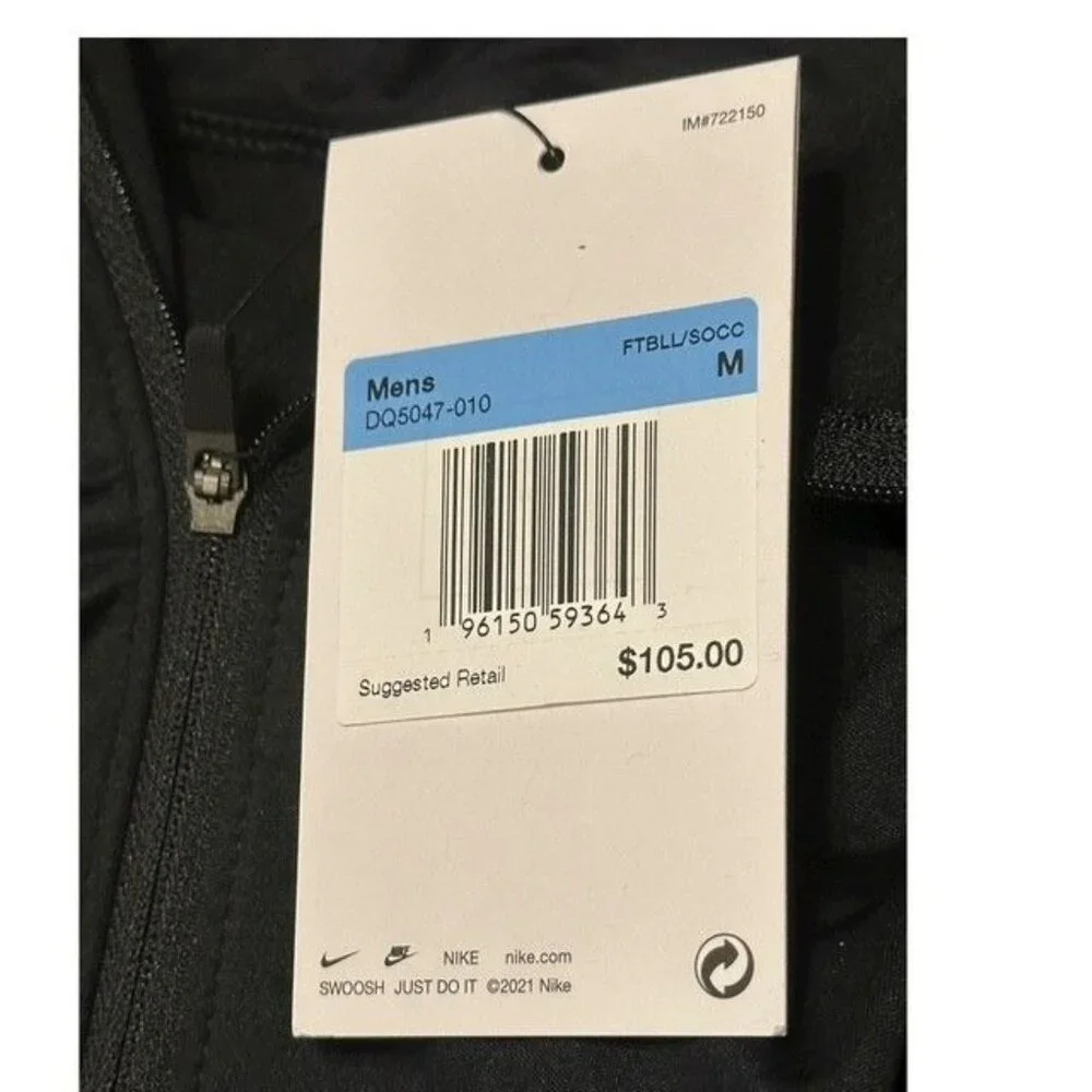 Nike Therma-FIT Strike Full-Zip Long-sleeve Top‎ DQ5047-010 Men's Medium New