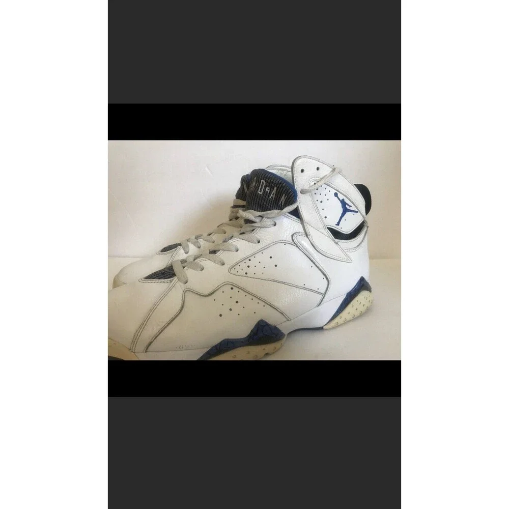 NIKE AIR‎ JORDAN VII 7 RETRO DMP ORLANDO MAGIC White Blue Size 10.5 304775-161