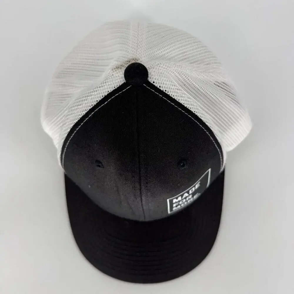 Made For More Trucker Hat Black‎ White One Size
