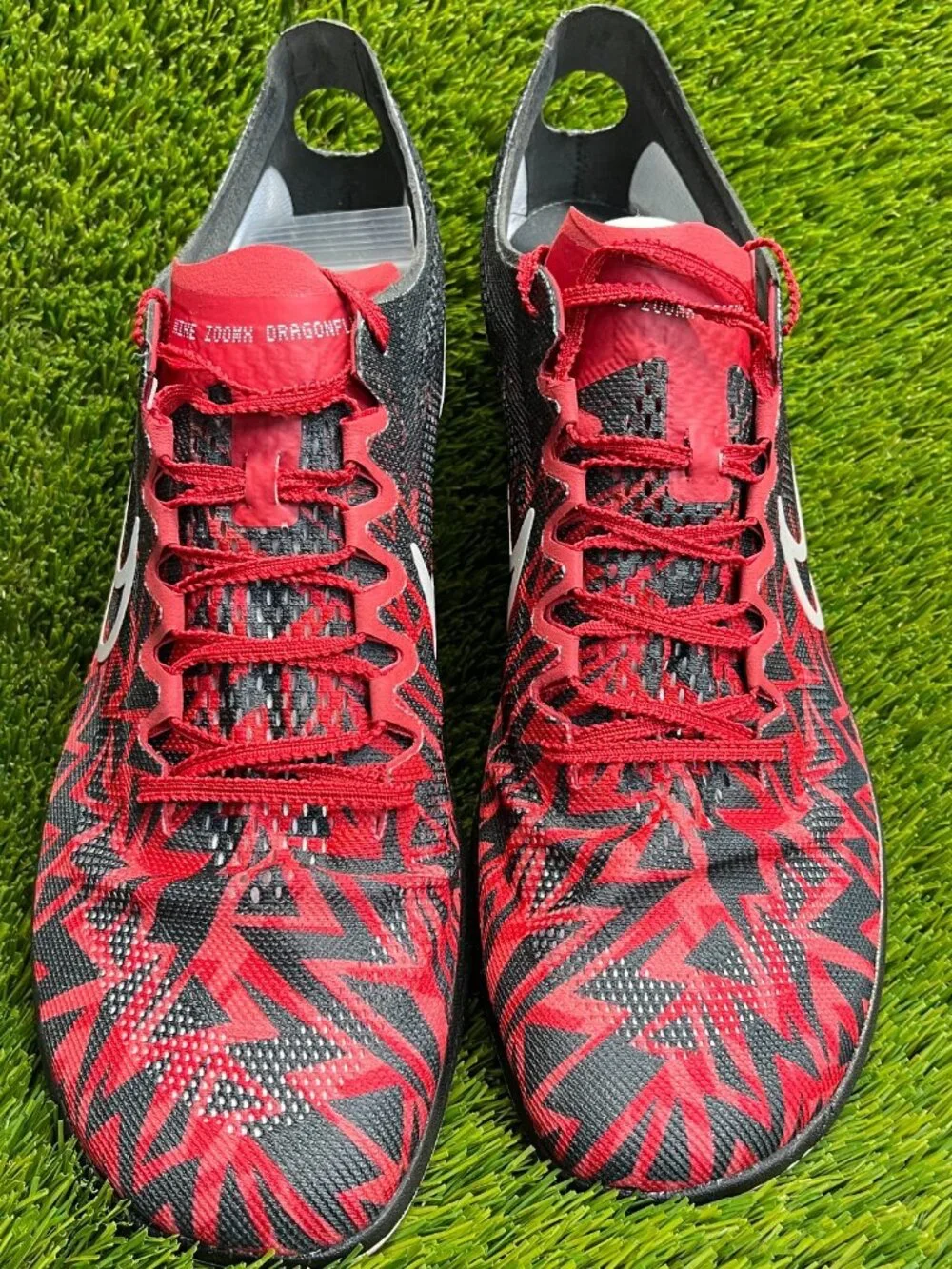 Nike ZoomX Dragonfly Bowerman Mens Size 14 Black Red Running‎ Track Spikes Shoes