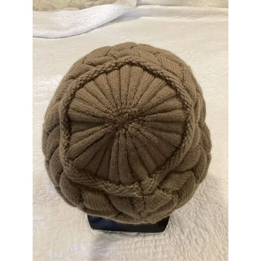 Beret Winter Warm Baggy Beanie Knit Crochet Hat