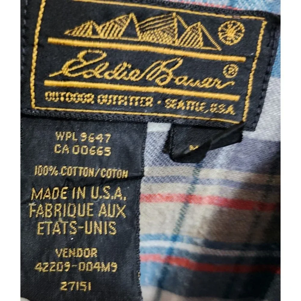 Eddie Bauer vintage flannel mens