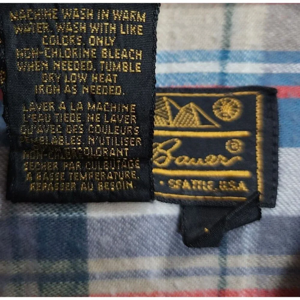 Eddie Bauer shirt made plaid