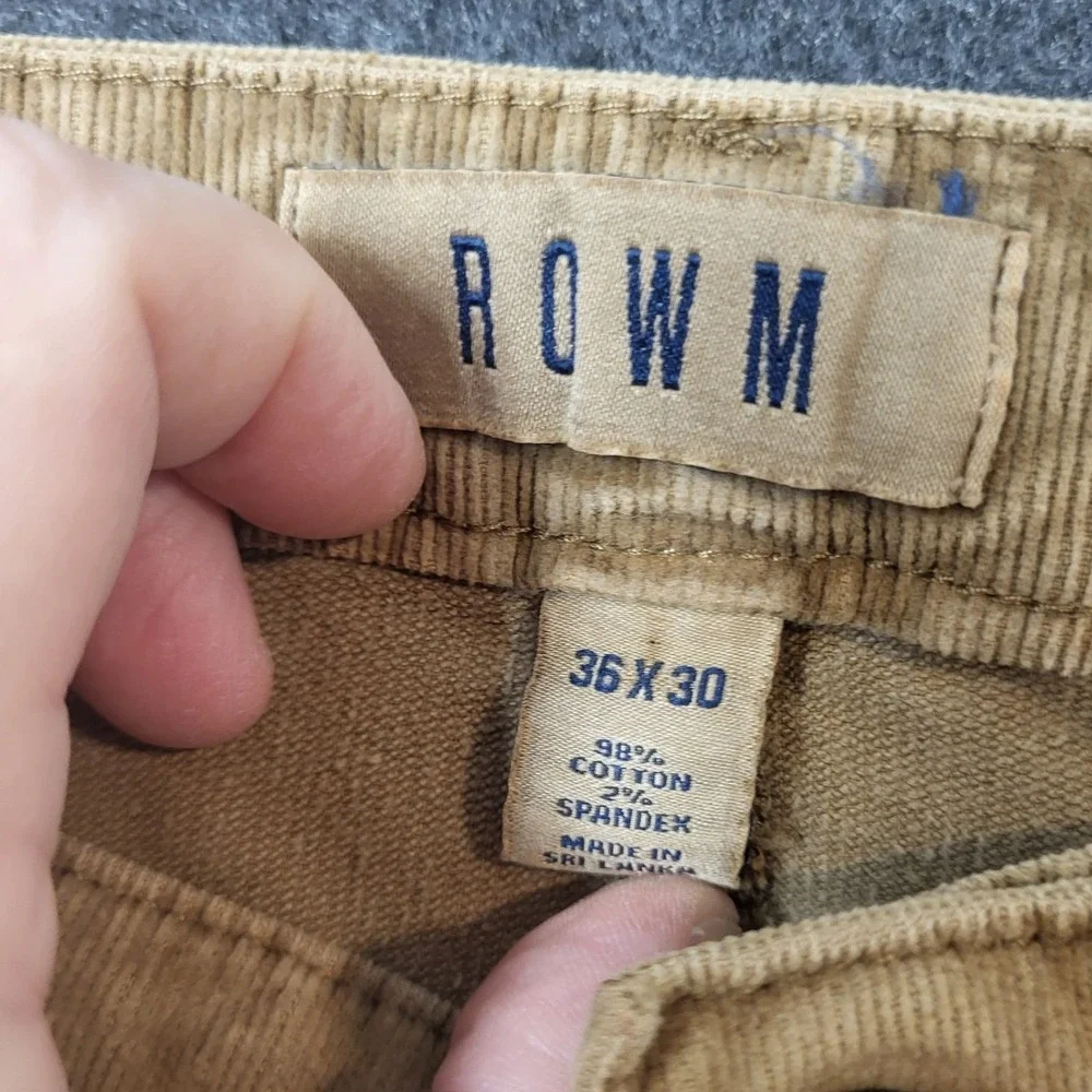 ROWM mens corduroy