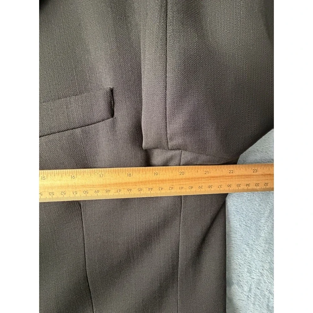 Vintage Bachrach Blazer Mens 44 Black 100% Wool Made Italy 4 Buttons Sport Coat