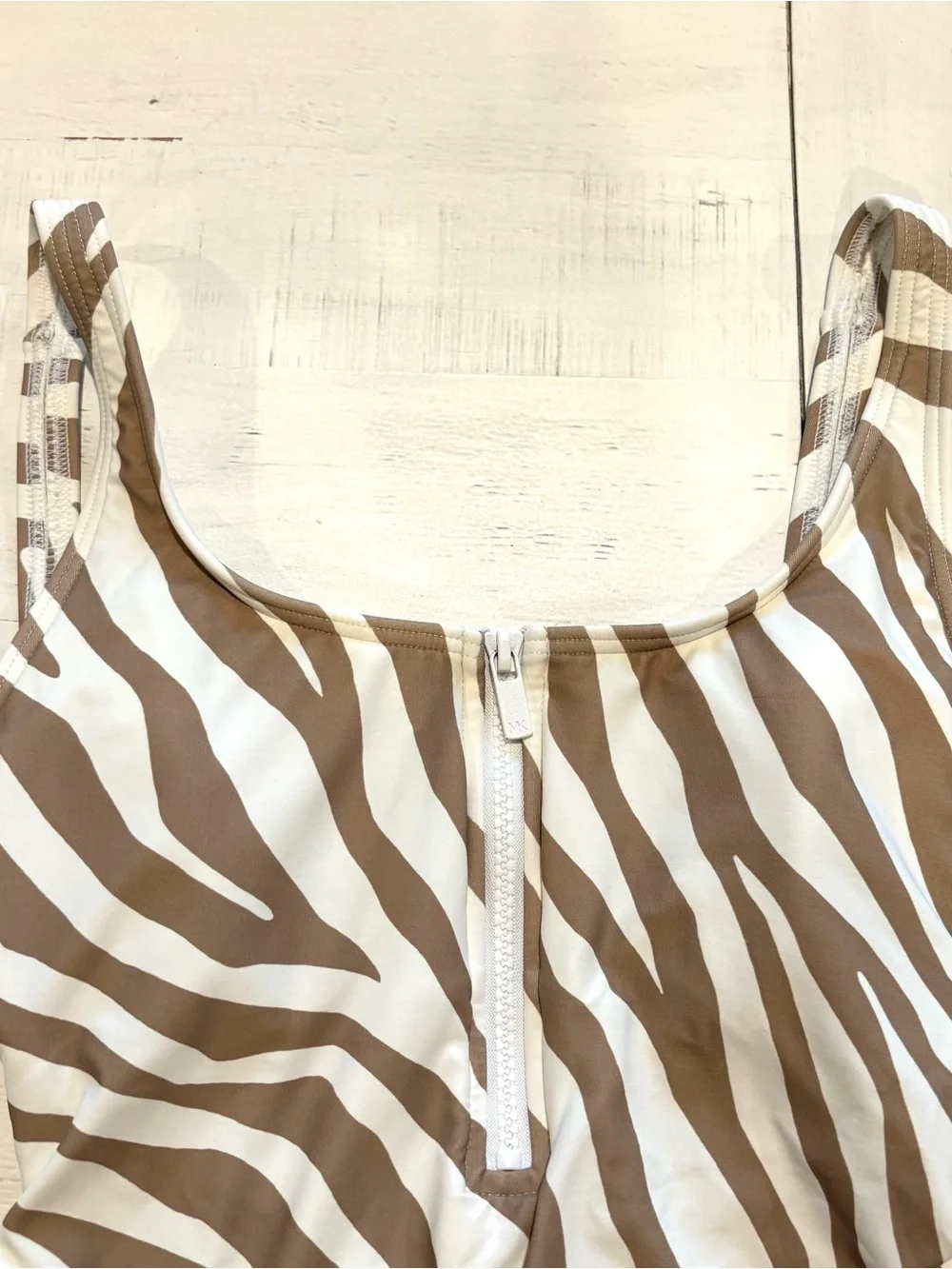 Michael Kors brown white