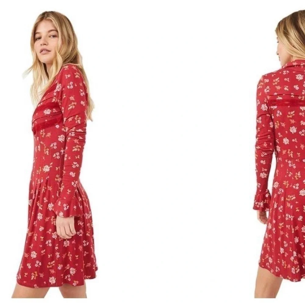Free People Good Days Mini Dress In Pop Combo Size S