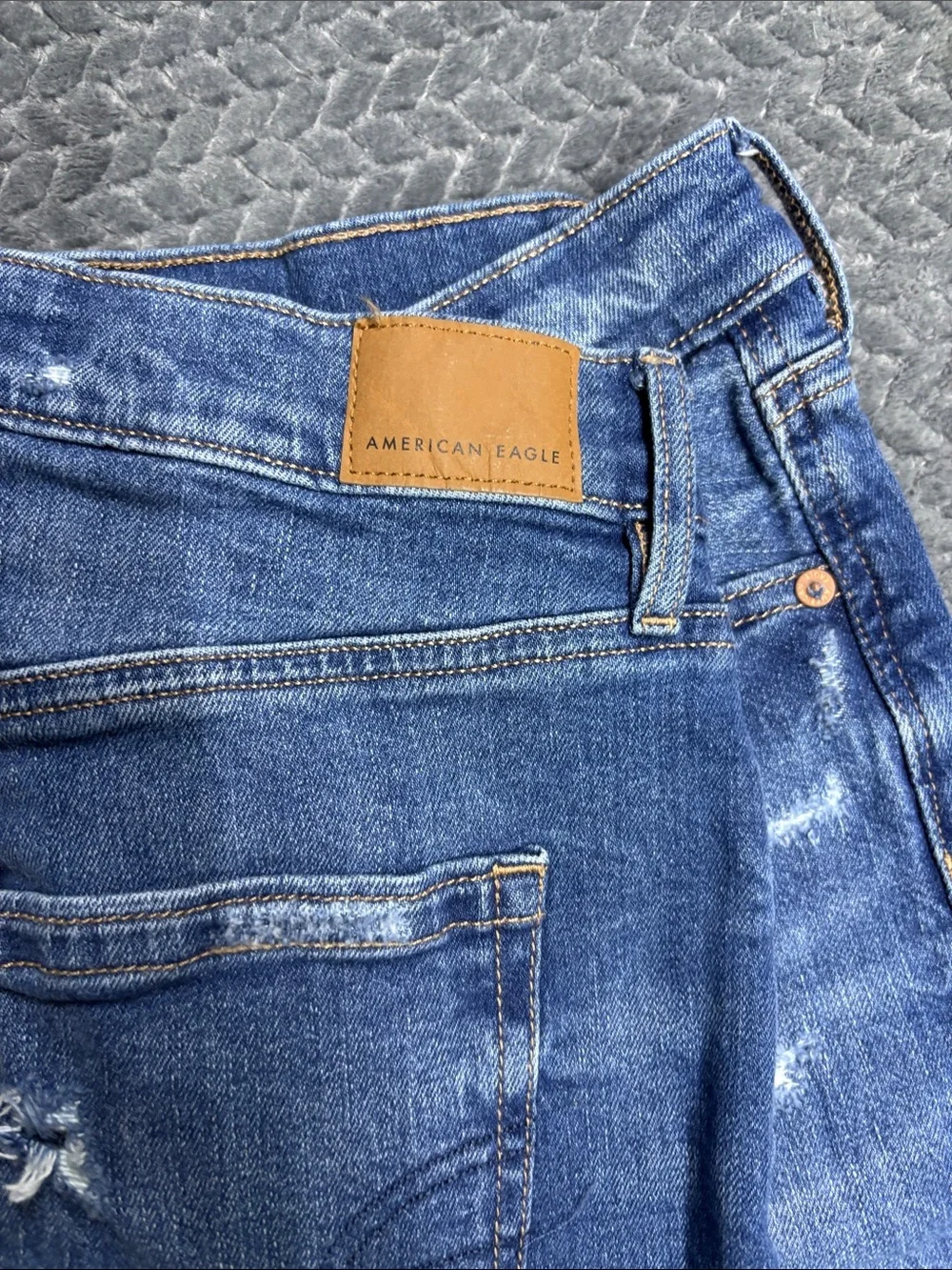 American Eagle Outfitters raw loops