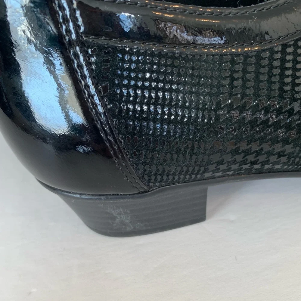Remonte Black Soft Leather Dress Shoe Loafer