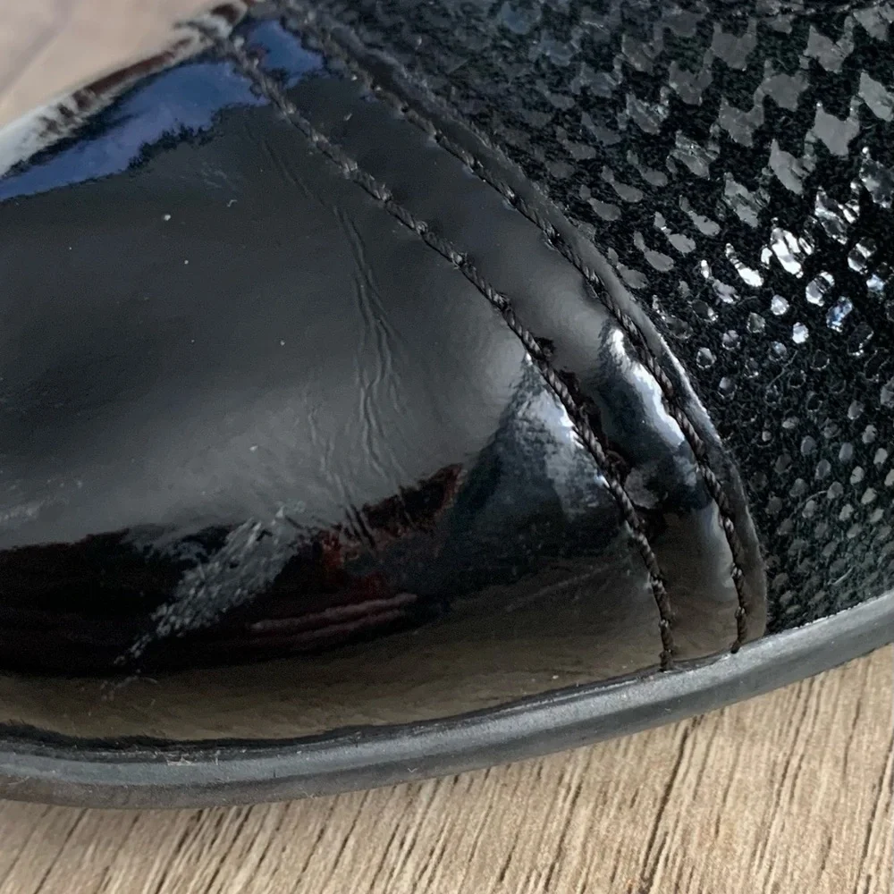 Remonte Black Soft Leather Dress Shoe Loafer