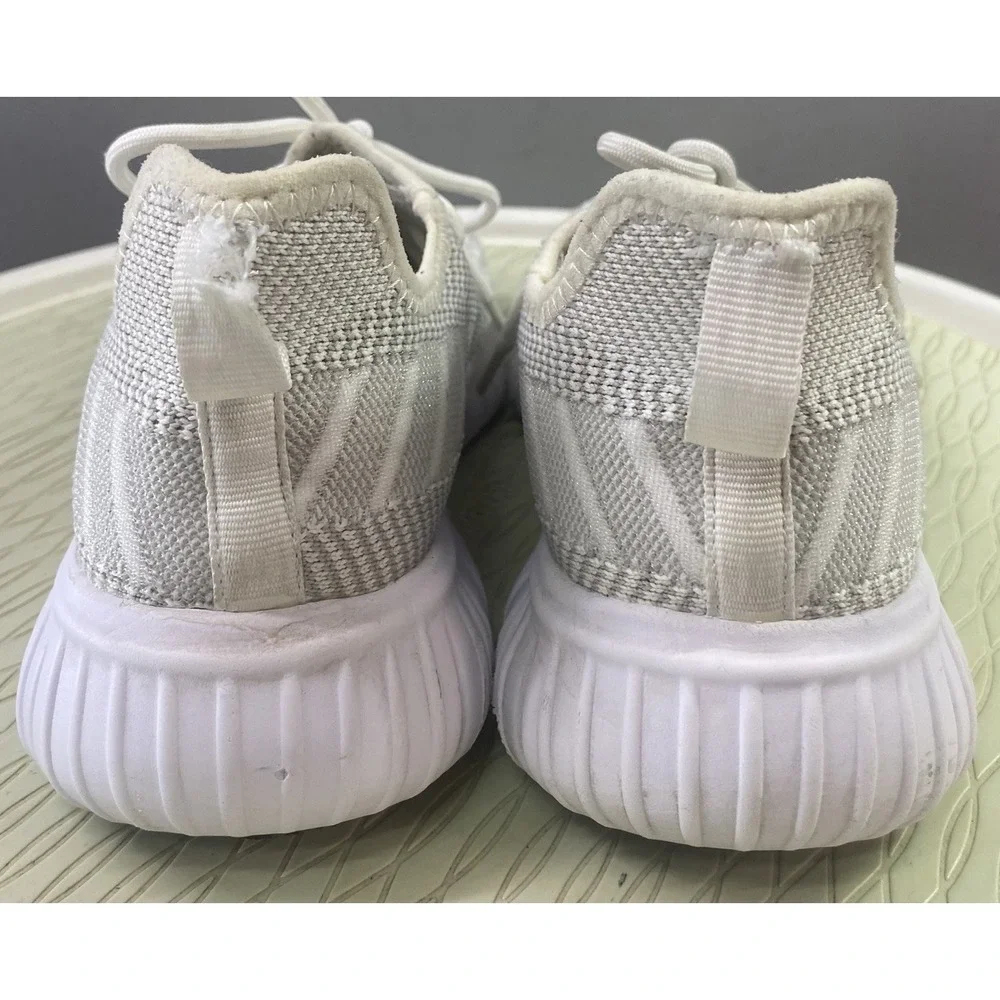 AVIA Womens Slip-on Memory‎ Foam White Sneakers Athletic Shoes 7.5 WIDE