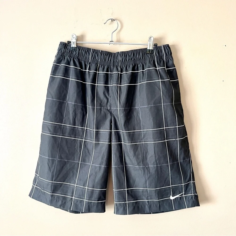 NIKE | Windowpane Check Swim Trunks Sz M
