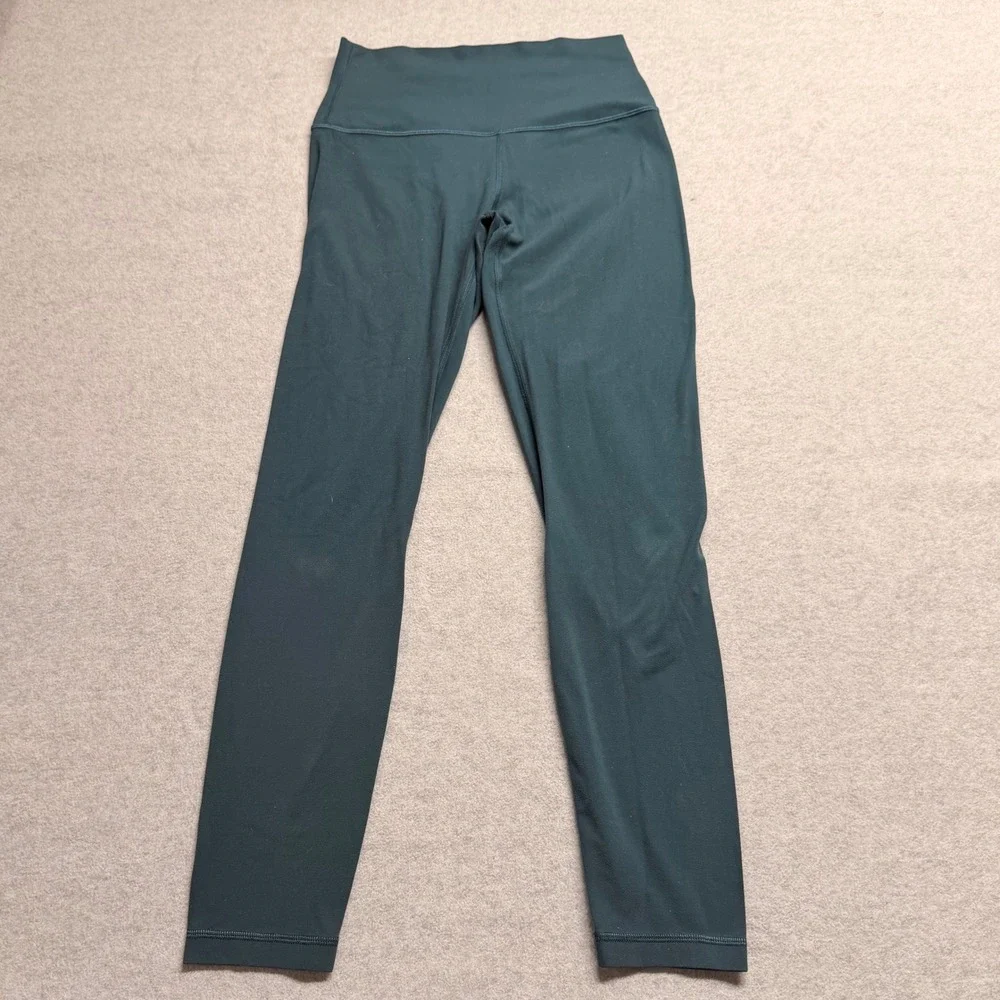 Lululemon Align High-Rise Pant 25‎ Nulu Leggings Teal Green Size 4 Gym