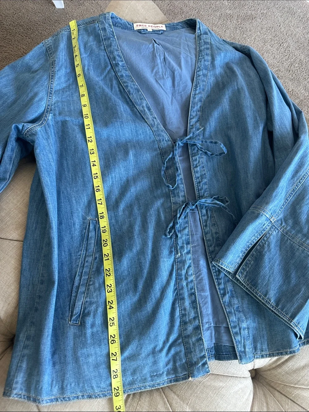 Free People lightweight denim