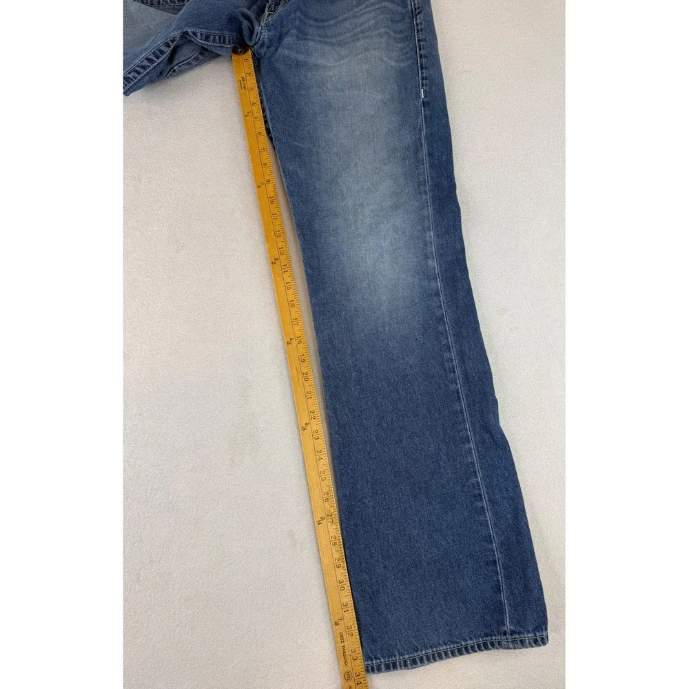 True Religion Section Straight Jeans Mens 34 Blue Denim Medium Wash M2F800TSM