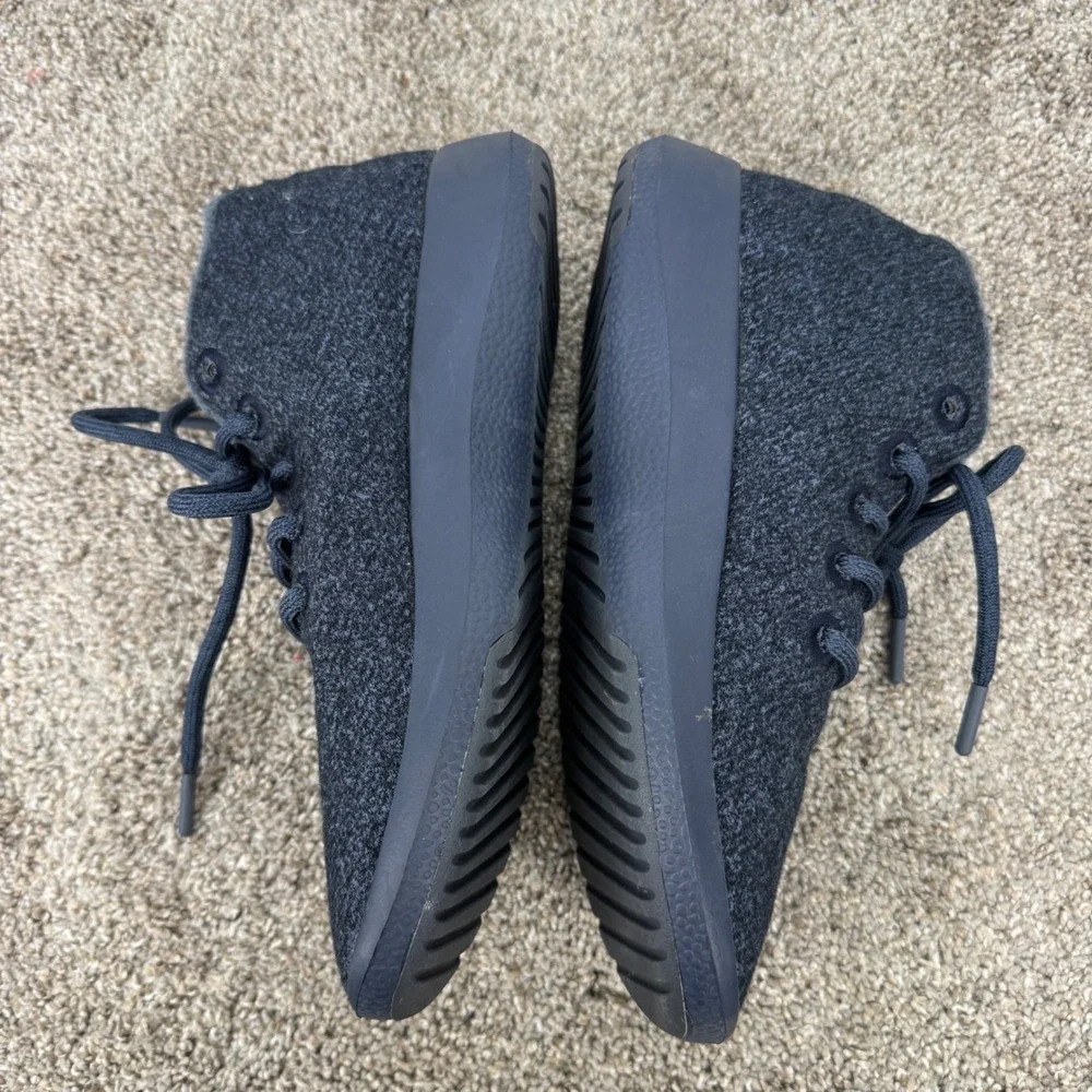 Allbirds Wool Runner Mizzle Mid Top Sneakers Womens 9 Charcoal Grey WRU1W9