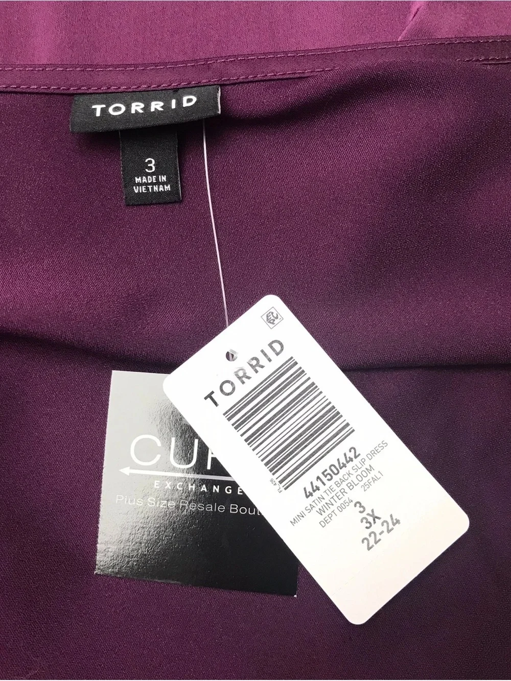 Torrid Mini Satin Dress - New - Size 22/24 (3)
