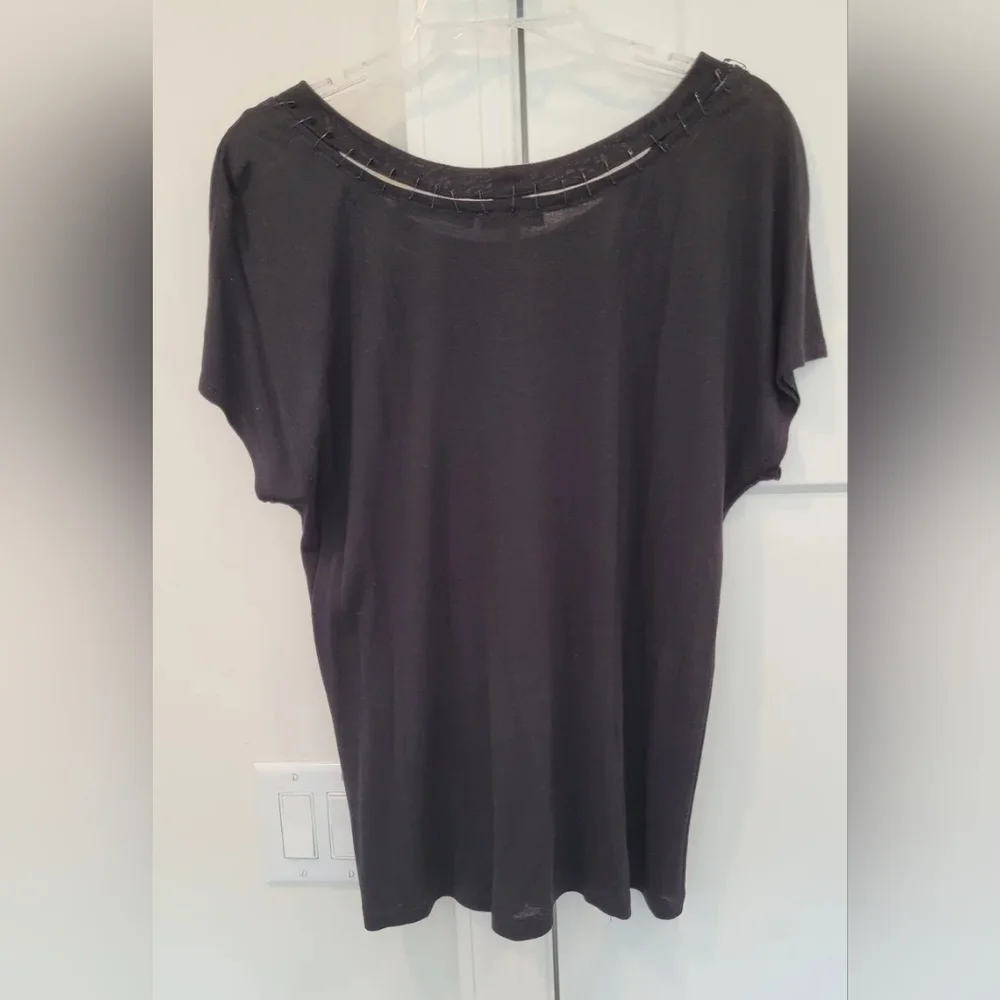 Bergdorf Goodman Loungewear Set Black W/ Safety Pin Detail Size S Grunge…