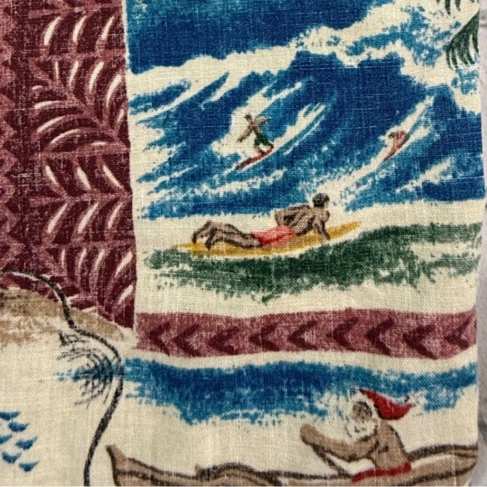 Reyn Spooner Shorts XL Mele Kalikimaka Christmas Santa Hawaiian Tropical Resort