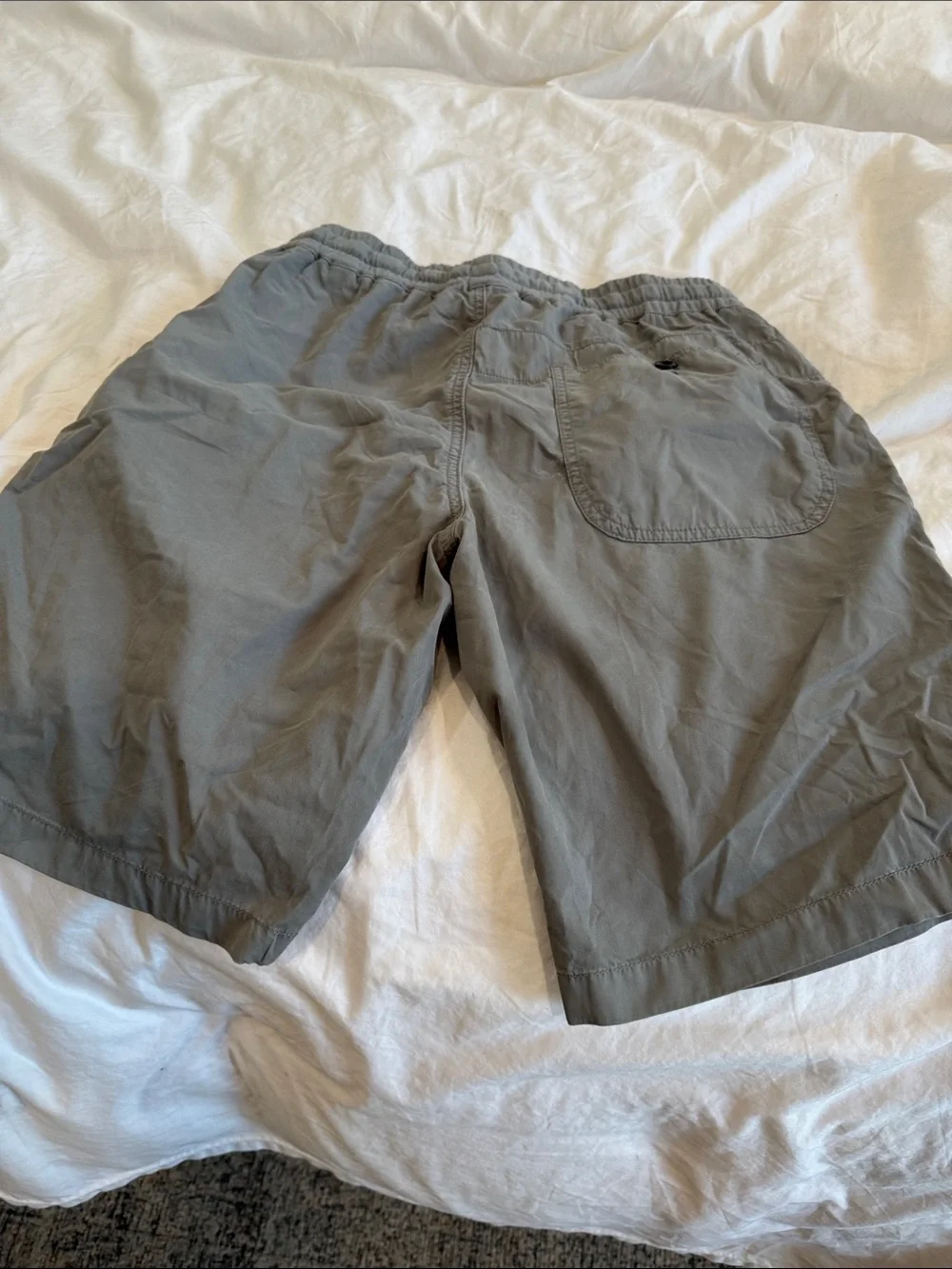 J. Crew Men's Gray Drawcord Athletic Shorts