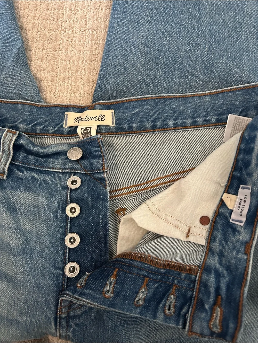 Madewell low slung