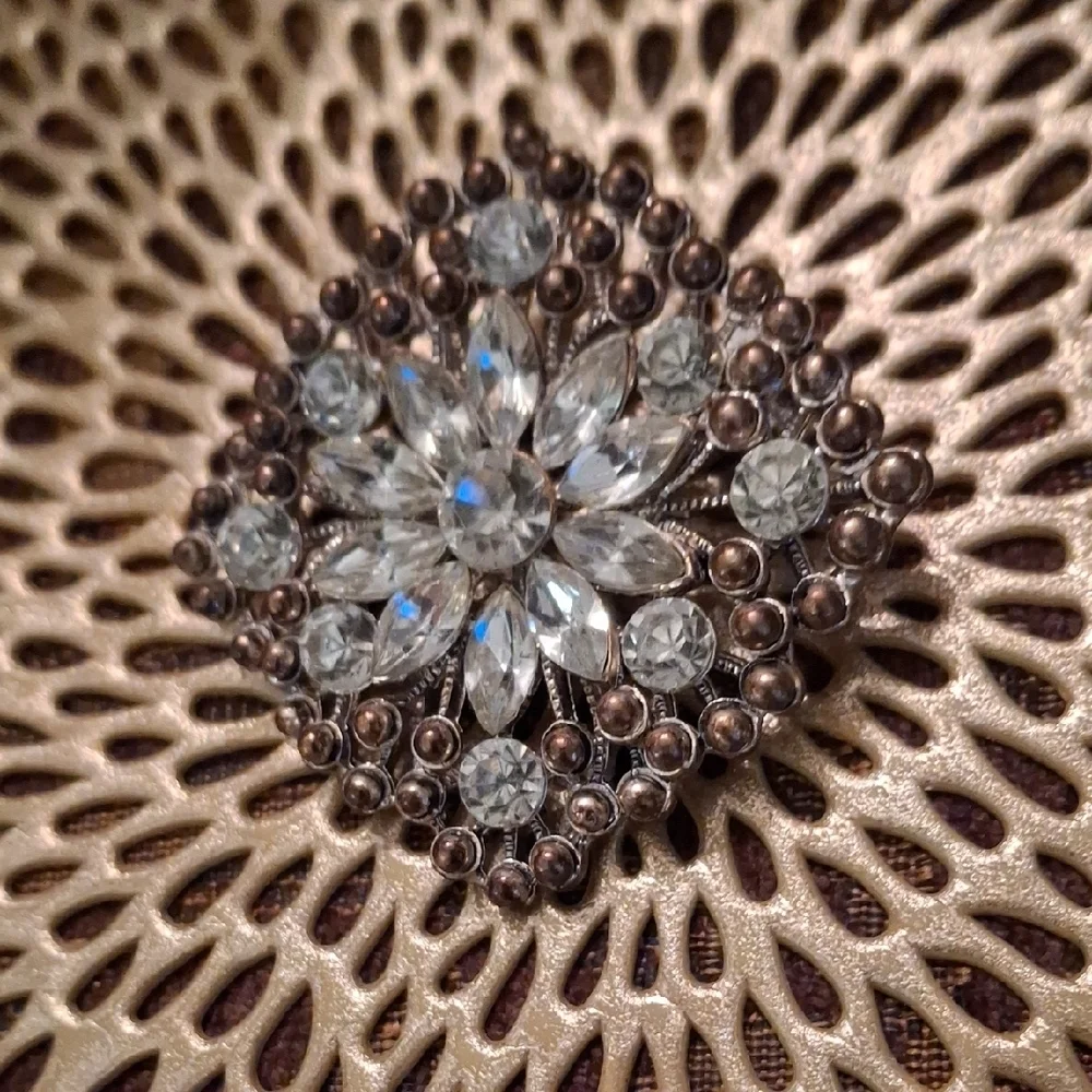 None bronze touch crystals