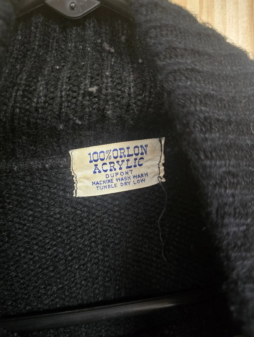 Men's Black Turtleneck Sweater with Contrast Stripe Detail