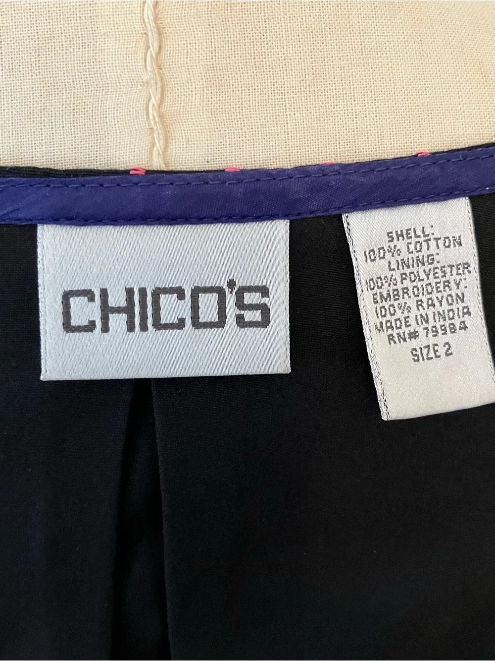 Chicos measurements flat