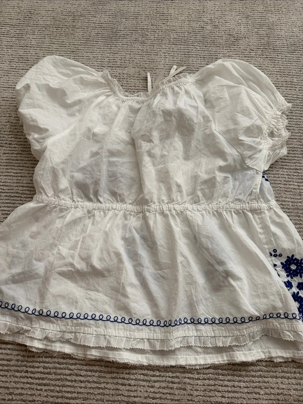 Anthropologie lightweight white