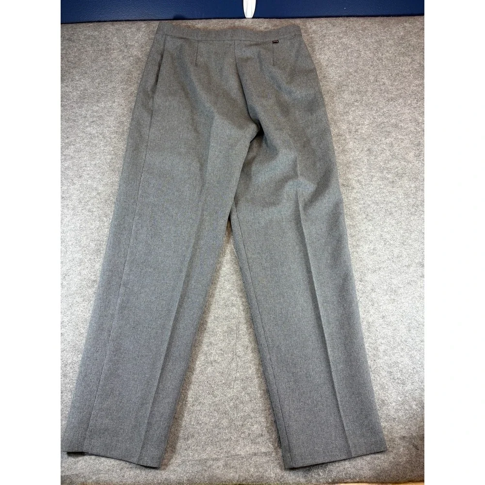 Vintage 1970s Levis Bend Over Pants Mens 34 Grey Houndstooth Deadstock Pleated