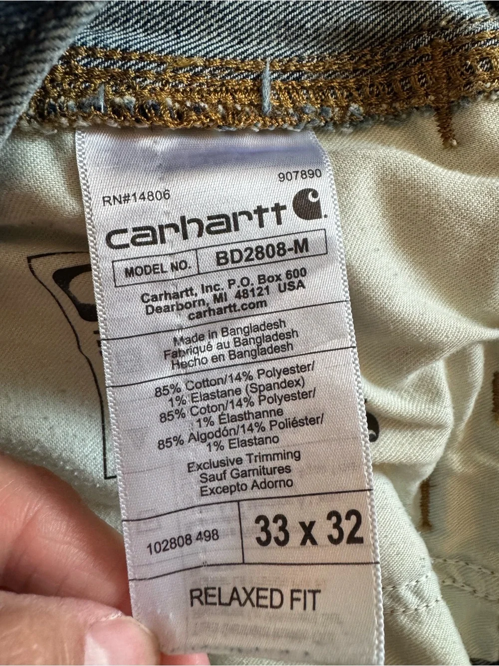 Carhartt rugged flex